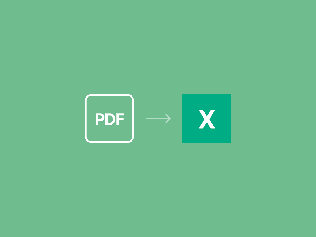 PDF to Excel