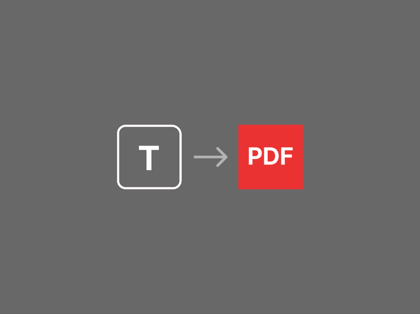 TXT轉PDF - 將文字檔轉換為PDF