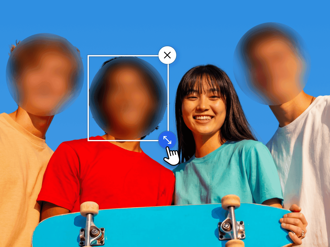 Automatic Face Blur in Photos