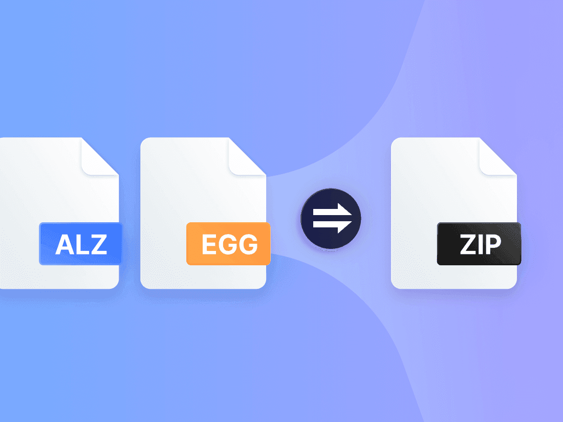 ZIP file conversion