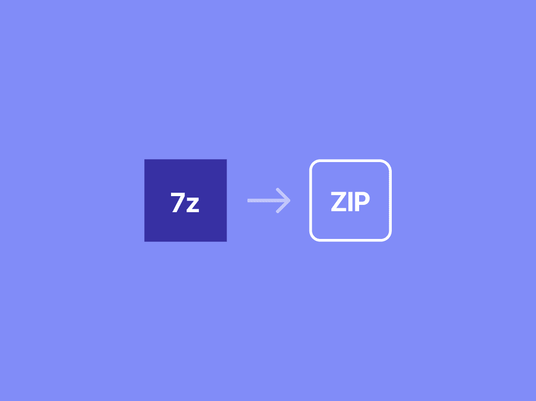 7z to ZIP