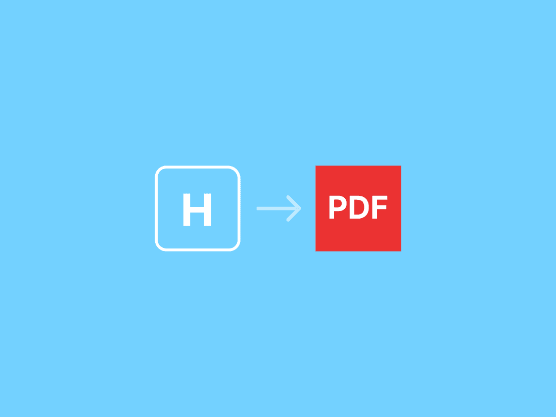 HWP를 PDF로