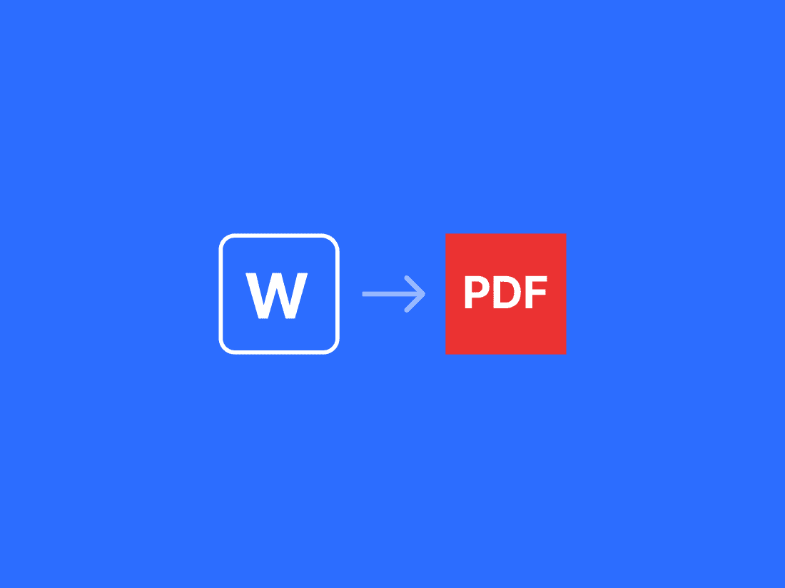 Word를 PDF로