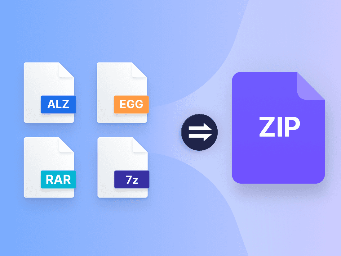 Convert Archives to Standard ZIP